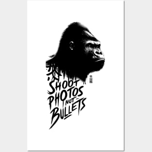 Shoot photos not bullets - Ink Gorilla Posters and Art